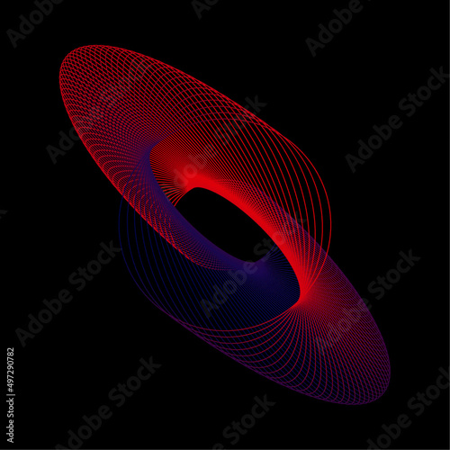 geometric pattern rainbow polygon rotation background motif symbol