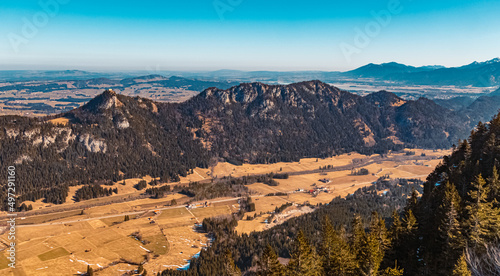 Beautiful alpine winter landscape at Breitenberg, Bavaria, Germany