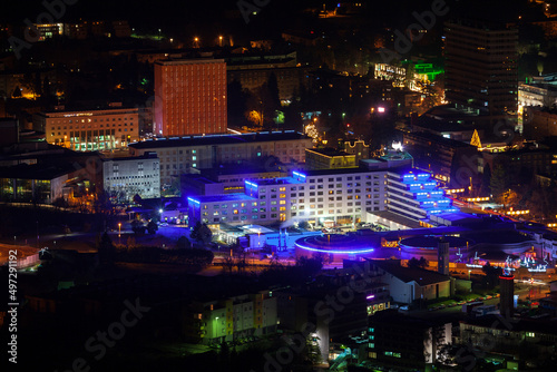 Nova Gorica by Night - City centre
