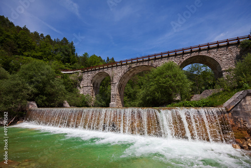 Stone arched bridge - Resia - Udine - Italy