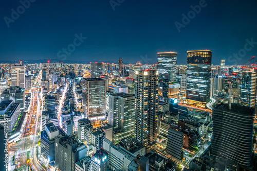 リッツカールトン大阪高層階からの夜景 【大阪夜景】