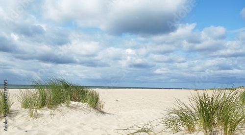 sand dunes and sea