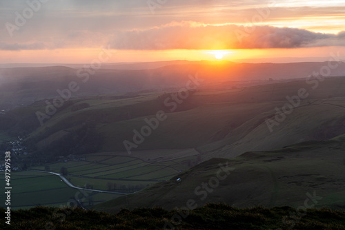sunrise over the mountains