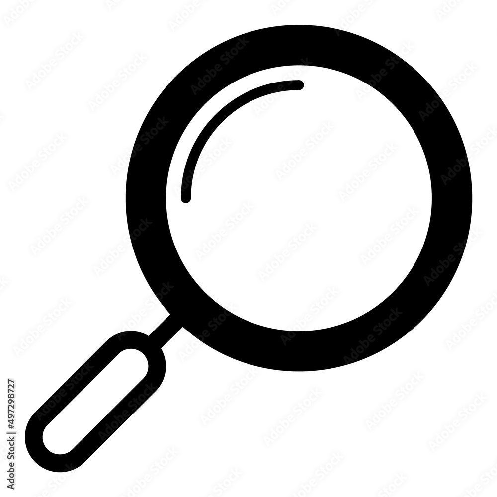 Magnify Flat Icon Isolated On White Background Magnify Flat Icon Isolated On White Background