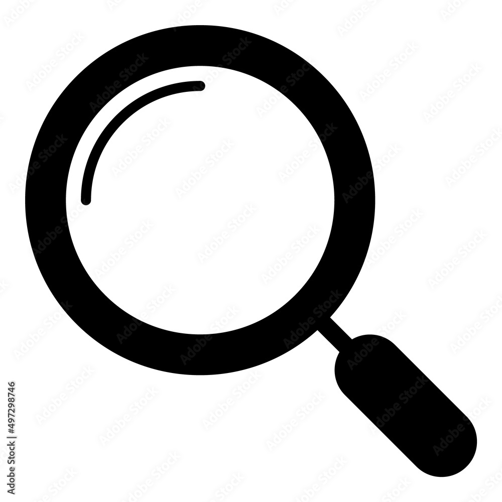 Magnify Flat Icon Isolated On White Background Magnify Flat Icon Isolated On White Background