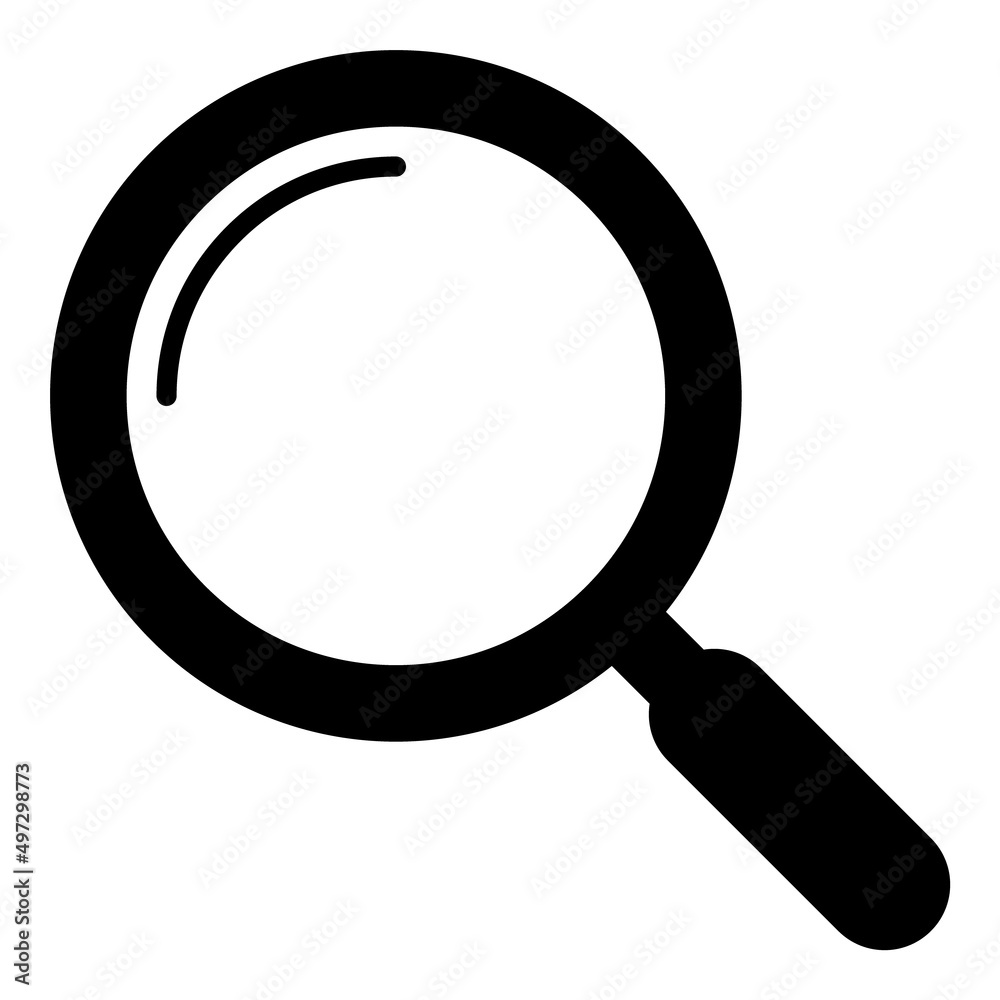 Magnify Flat Icon Isolated On White Background Magnify Flat Icon Isolated On White Background