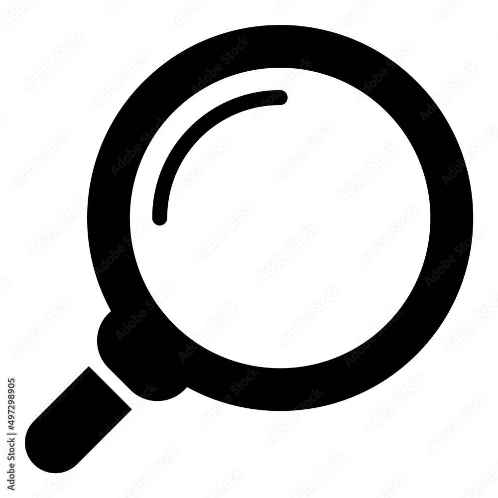 Magnify Flat Icon Isolated On White Background Magnify Flat Icon Isolated On White Background