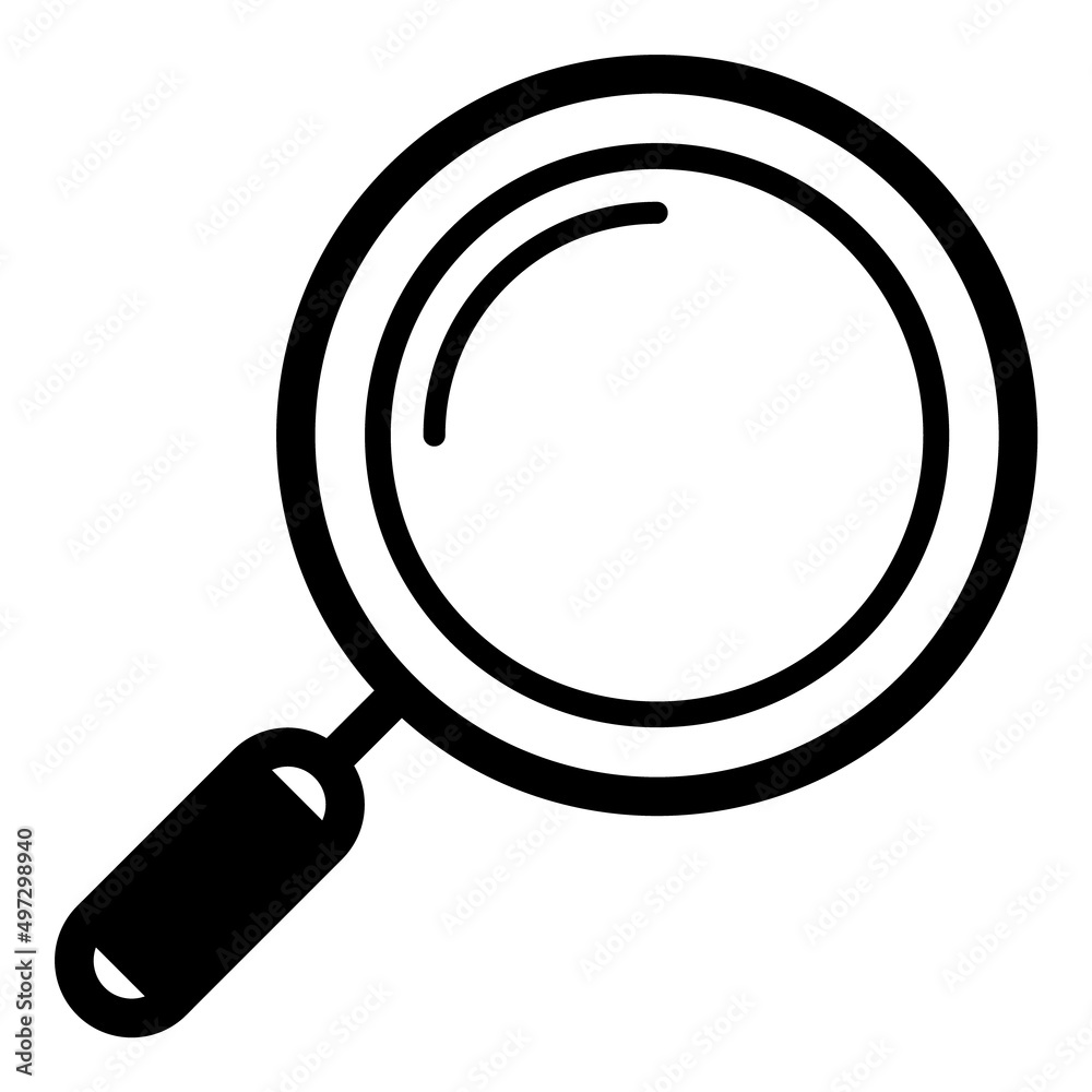 Magnify Flat Icon Isolated On White Background Magnify Flat Icon Isolated On White Background