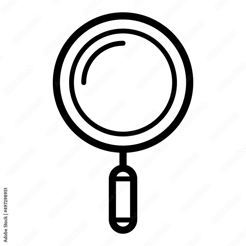 Magnify Flat Icon Isolated On White Background Magnify Flat Icon Isolated On White Background