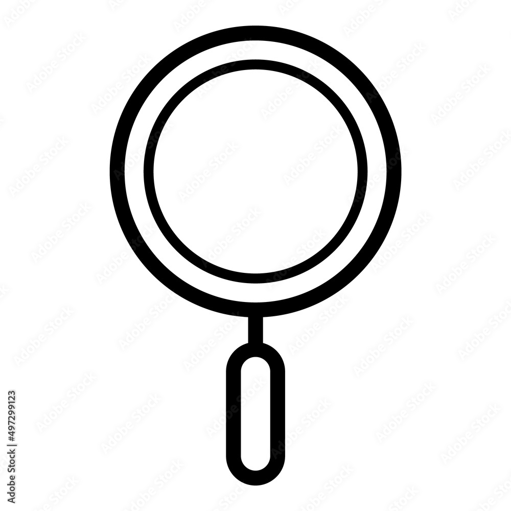 Magnify Flat Icon Isolated On White Background Magnify Flat Icon Isolated On White Background