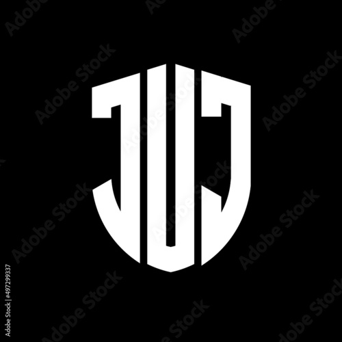 JVJ letter logo design. JVJ modern letter logo with black background. JVJ creative  letter logo. simple and modern letter logo. vector logo modern alphabet font overlap style. Initial letters JVJ  photo