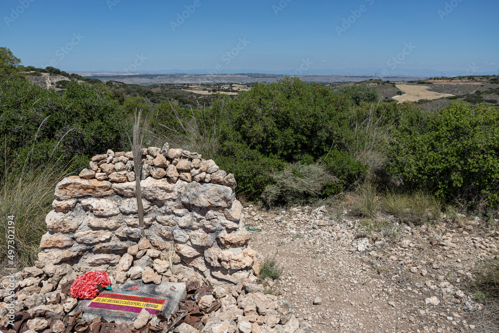 Kit Conway memorial at suicide hill