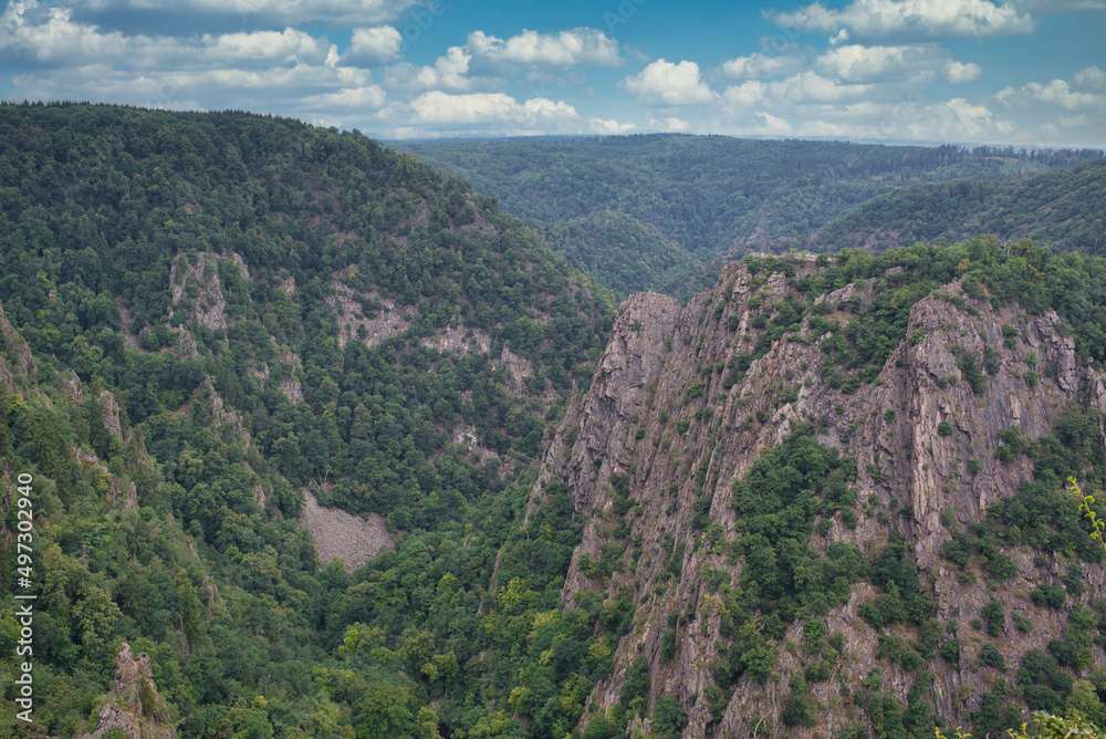 Blick über den Harz Deutschland