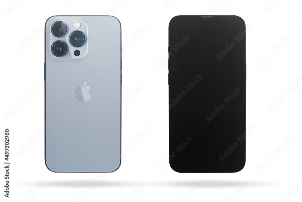 Iphone13 Pro Rear Moscow, Russia, 26.03.2022 - Rear and front view of brand new sierra ...