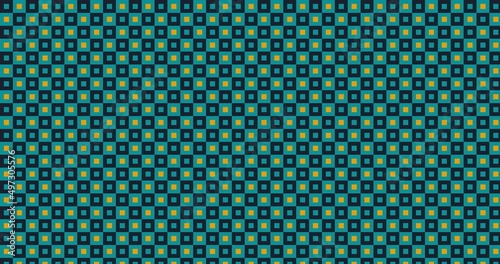 Yellow, black and green square bakckground. Seamless pattern wallpaper square desing.