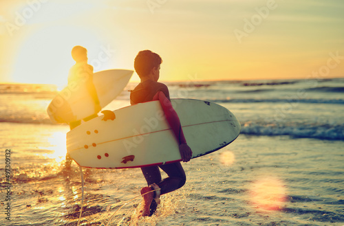 Sticker Keep calm and surf on