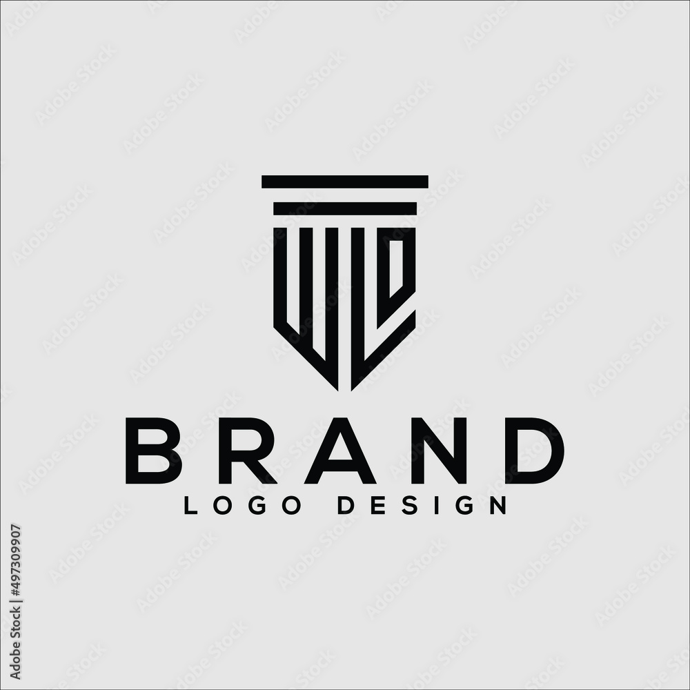 icon
Creative Lawyer legal law firm logo design Initials Letters ( wld ) logo design graphic style