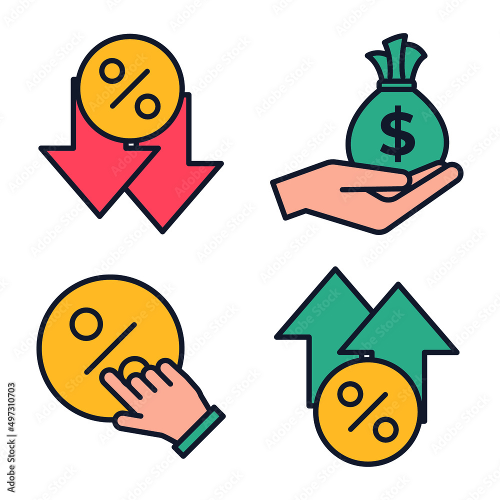 credit and loan set icon symbol template for graphic and web design collection logo vector illustration credit and loan set icon symbol template for graphic and web design collection logo vector illustration