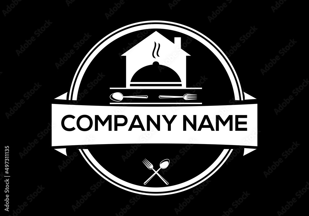 Modern vector logo for cafe, restaurant, cooking business, and company identity Modern vector logo for cafe, restaurant, cooking business, and company identity