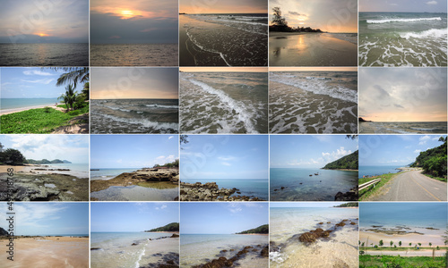 Collection of LandScape of Chan Tha Buri Sea