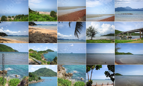 Collection of LandScape of Chan Tha Buri Sea