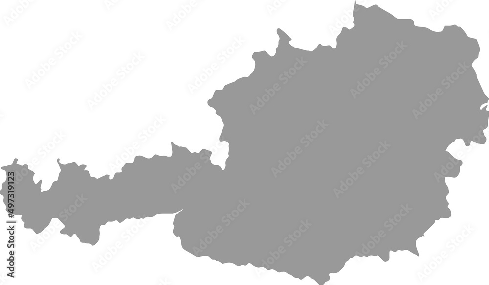 Austria map on  png or transparent  background,Symbols of Austria  . vector illustration
