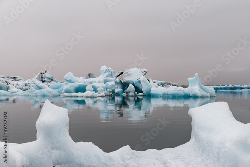 Iceberg and glacier in Iceland © Rui