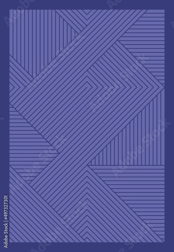 Diagonal stripe pattern. Abstract geometric background. Color trend of the year 2022 Very Peri. Vector illustration.