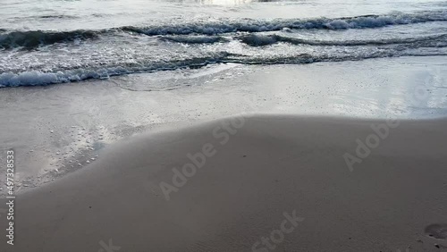 Wallpaper Mural Sky and clouds reflecting in wet sand on seaside Torontodigital.ca