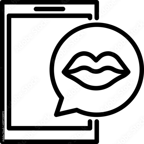Erotic chat icon