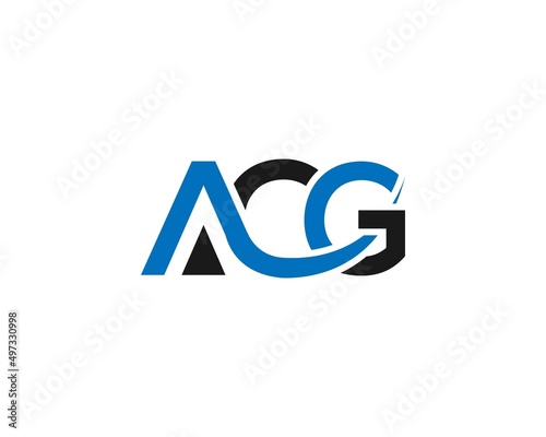Creative Letter ACG Logo Icon Design Idea Vector illustration. photo