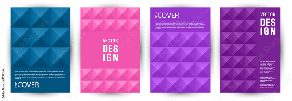 Business catalog cover template bundle A4 design. Swiss style premium banner template bundle Eps10.