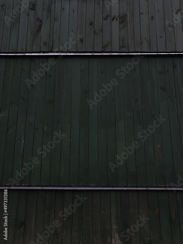 old green wooden wall