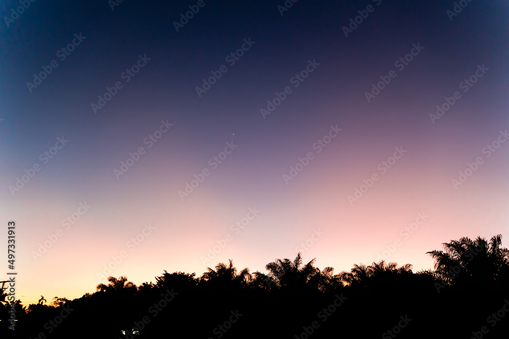 background sky evening blue tones