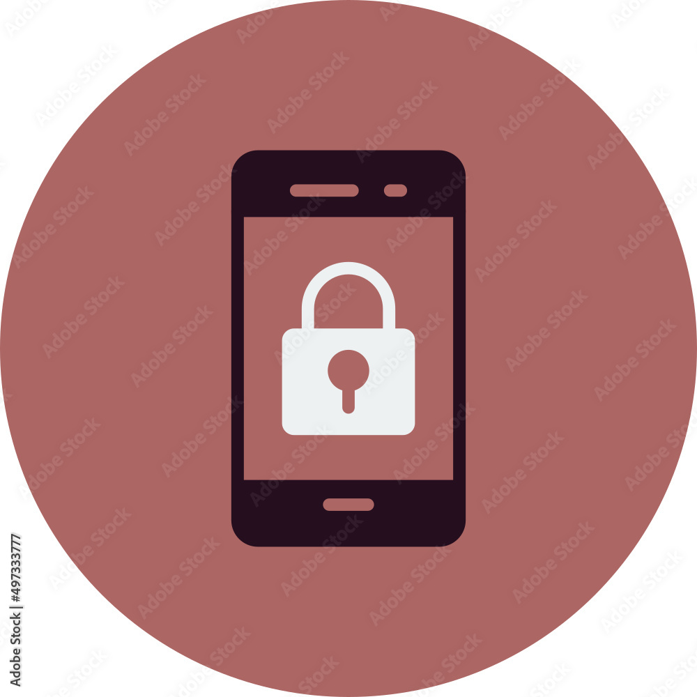 Smartphone Lock Icon Smartphone Lock Icon