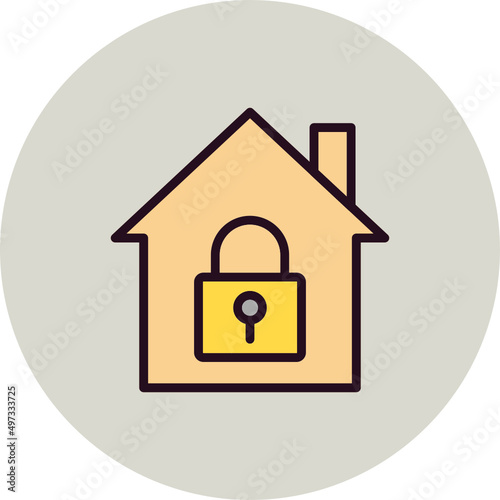Secure Home Icon