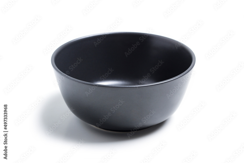 Black clay bowl