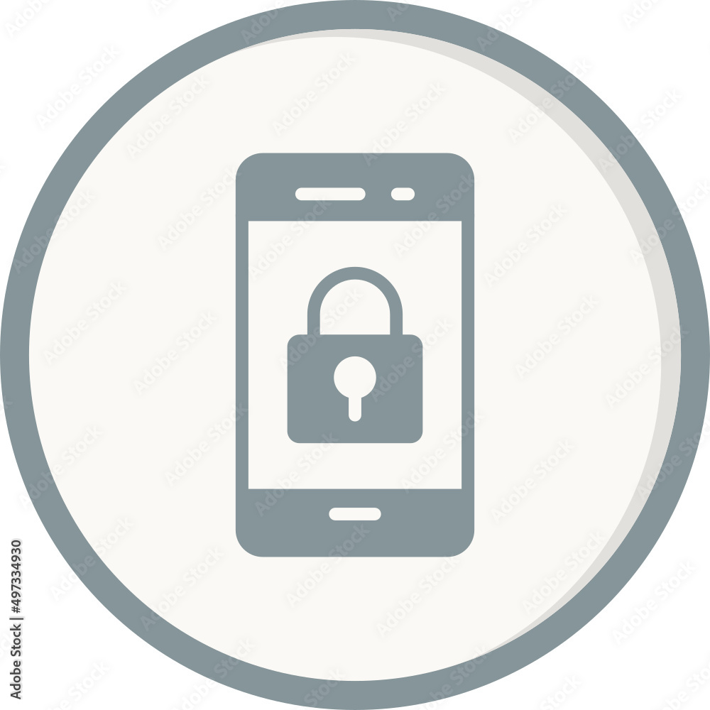 Smartphone Lock Icon Smartphone Lock Icon