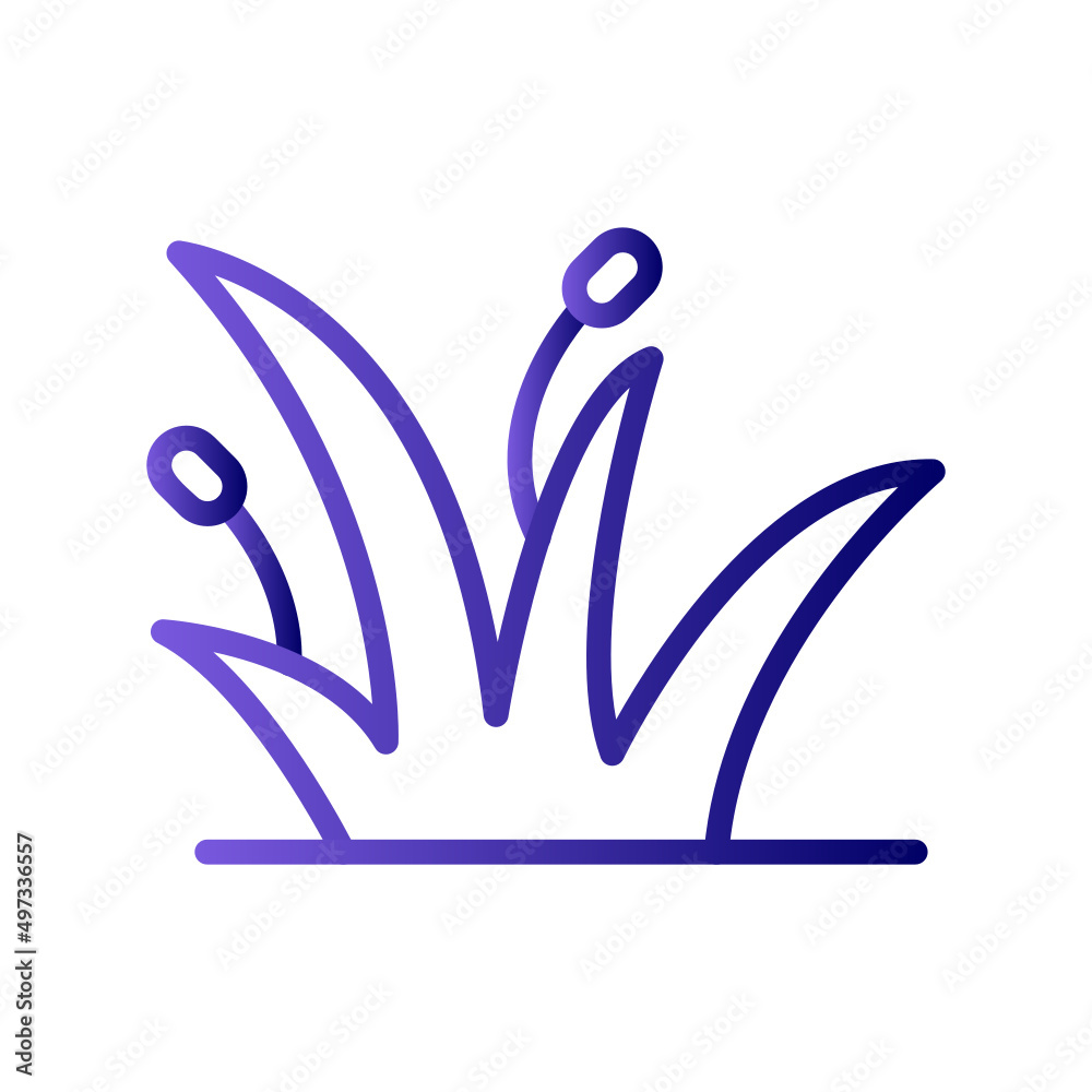 Obraz premium Grass Icon