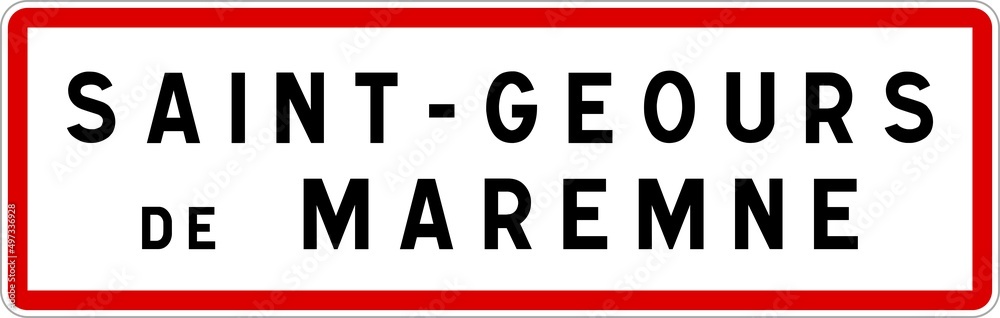 Panneau entrée ville agglomération Saint-Geours-de-Maremne / Town entrance sign Saint-Geours-de-Maremne Panneau entrée ville agglomération Saint-Geours-de-Maremne / Town entrance sign Saint-Geours-de-Maremne