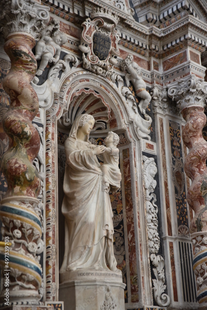 Vierge à l'Enfant de l'Immacolata Concezione de Palerme. Sicile