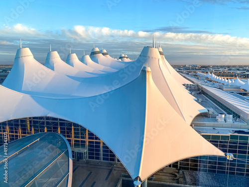 The Tents Over the Denver International Airport Terminal