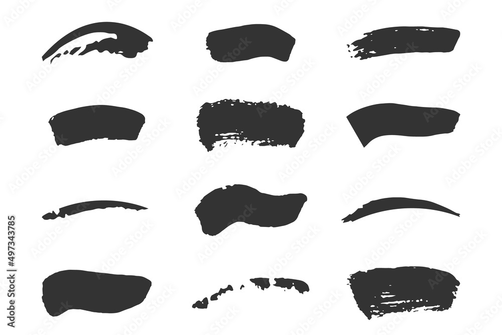 Brush stroke. Speech bubble. Paintbrush. Grunge design element. Dirty distress texture banner. Brush stroke. Speech bubble. Paintbrush. Grunge design element. Dirty distress texture banner.