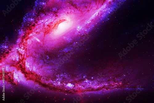 Fototapeta Naklejka Na Ścianę i Meble -  Beautiful, bright space nebula. Elements of this image furnished by NASA