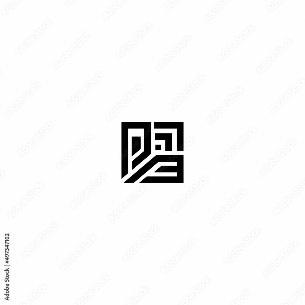 letter pf logo with minimal design letter pf logo with minimal design
