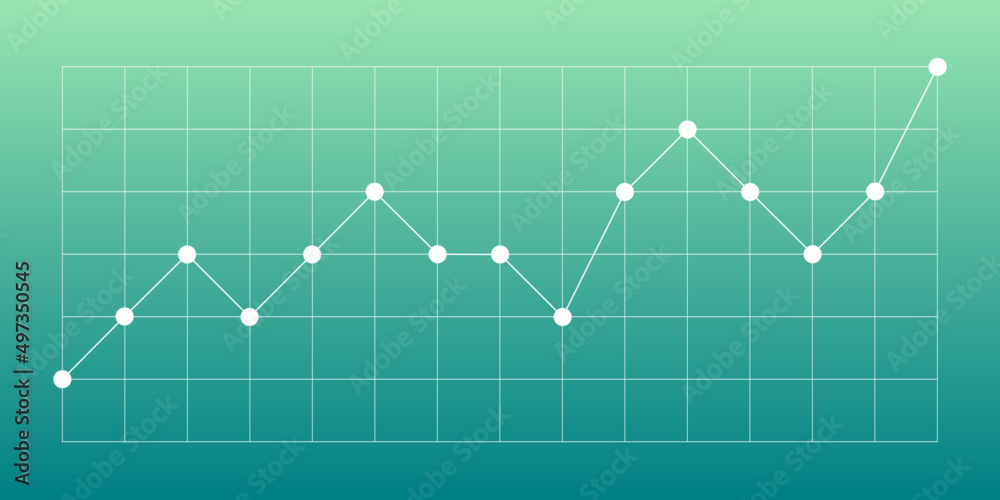 Trading graph chart of growth or fall in flat design for website, project, presentation. Investment. Good sales stats. Investor profit or loss stock market. Business profit or loss stats concept. Trading graph chart of growth or fall in flat design for website, project, presentation. Investment. Good sales stats. Investor profit or loss stock market. Business profit or loss stats concept.