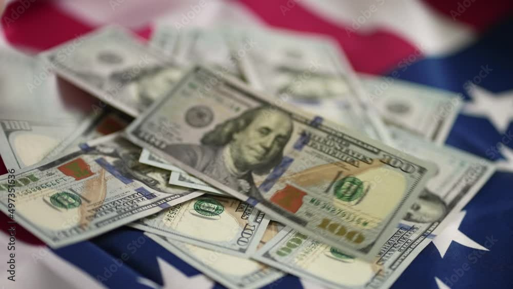 dollar money and American flag. bankrupt man counting money cash. business crisis finance dollar concept. usd close-up of a hand counting paper dollars. exchange finance economy dollar pay tax dollar money and American flag. bankrupt man counting money cash. business crisis finance dollar concept. usd close-up of a hand counting paper dollars. exchange finance economy dollar pay tax