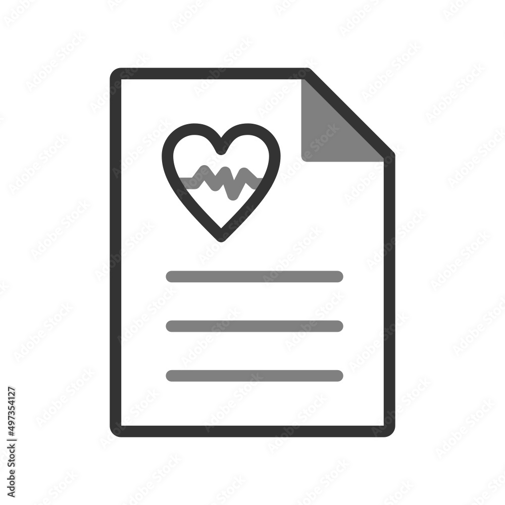 Heart Beat Report Icon Heart Beat Report Icon