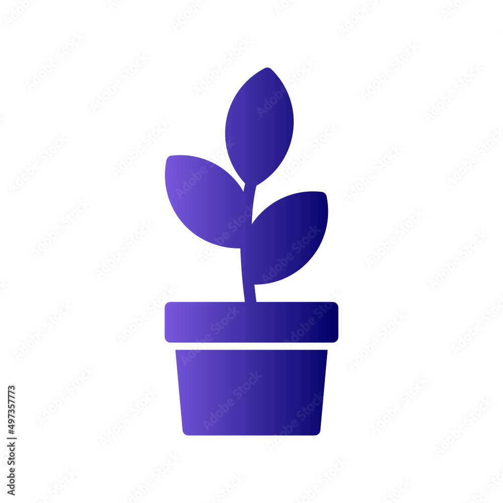 Plant Pot Icon Plant Pot Icon