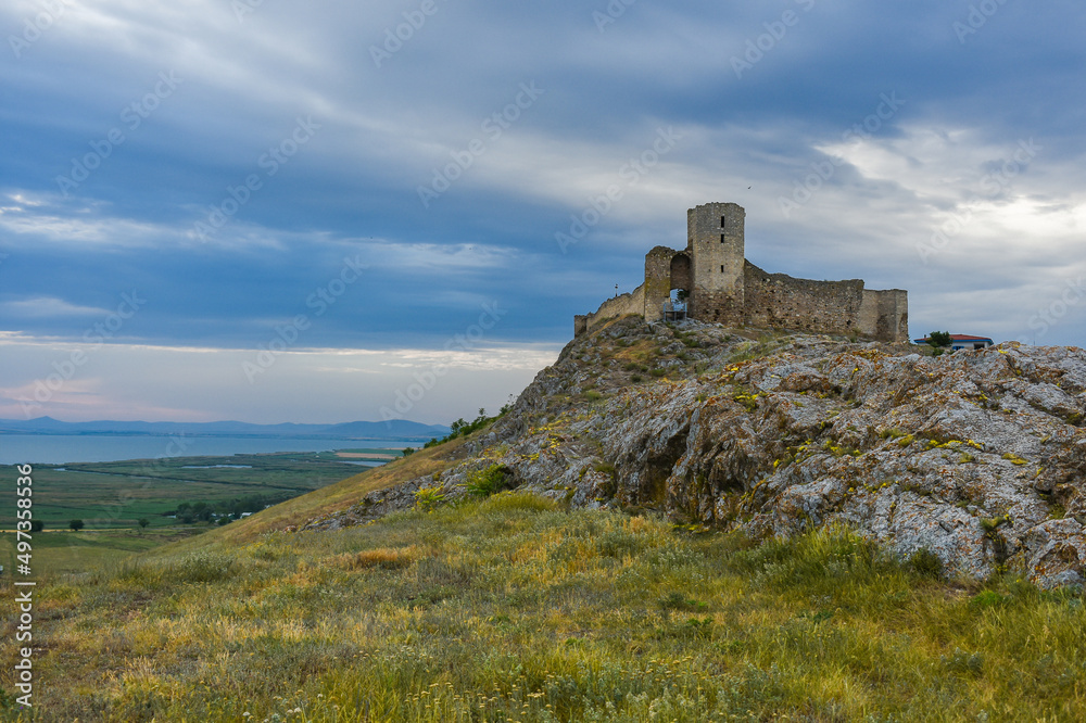 the medieval fortress of Enisala